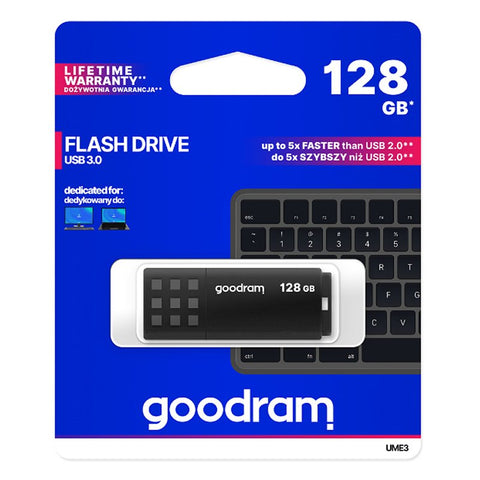 Memoria usb 3.0 goodram 128gb ume3 negro