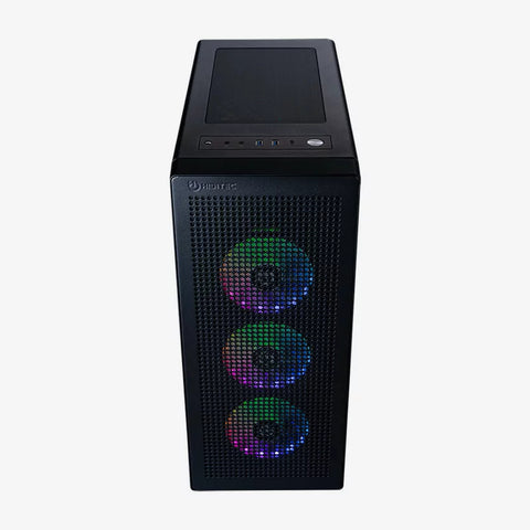 Caja ordenador gaming hiditec atx h1 air argb cristal templado