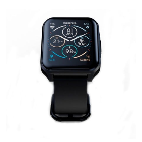 Reloj smartwatch motorola watch phantom 70 black 1.6pulgadas - bluetooth