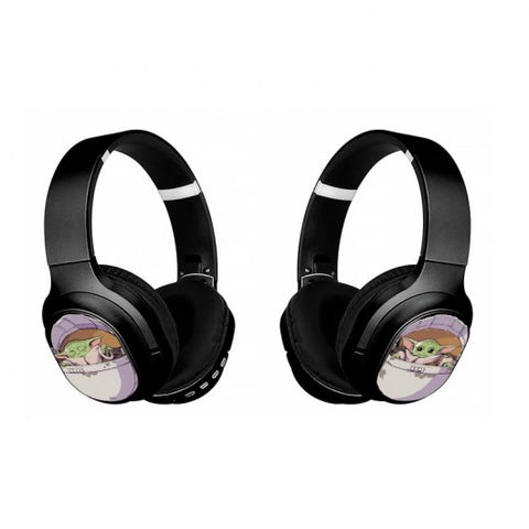 Auriculares estereo ert group inalambricos inalambricos con micro baby yoda 003 star wars negro