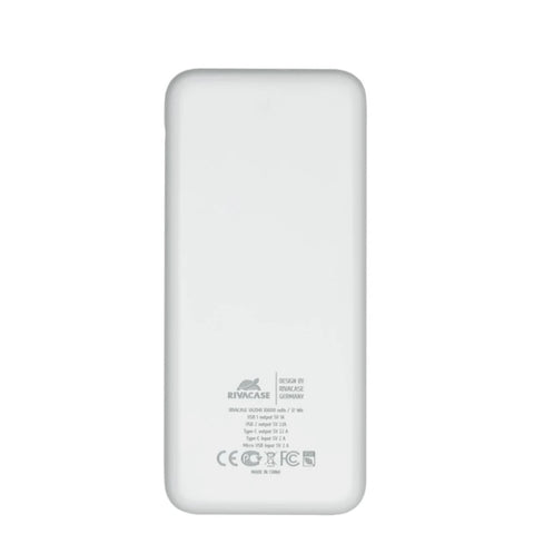 Powerbank rivacase va2041 10000mah blanco