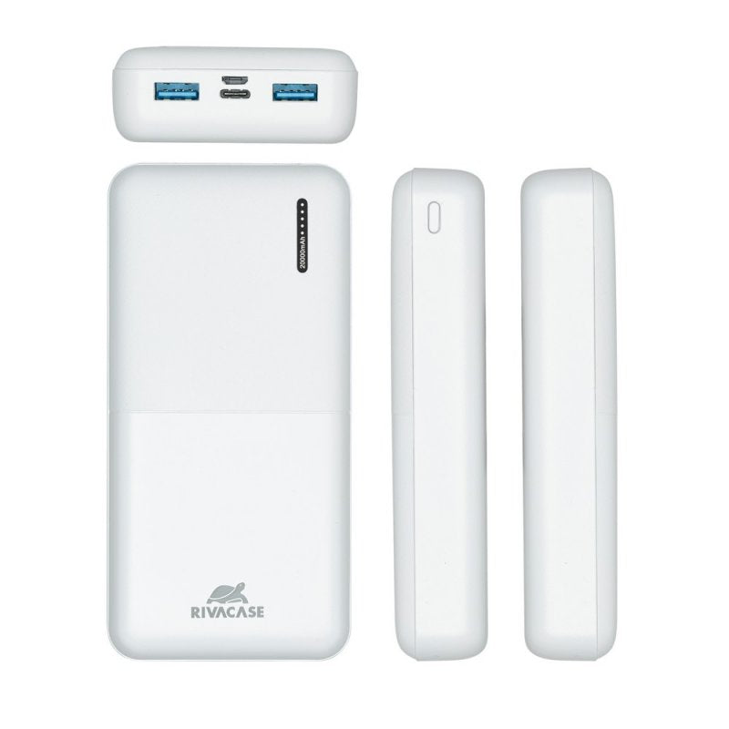 Powerbank rivacase va2572 20000mah blanco