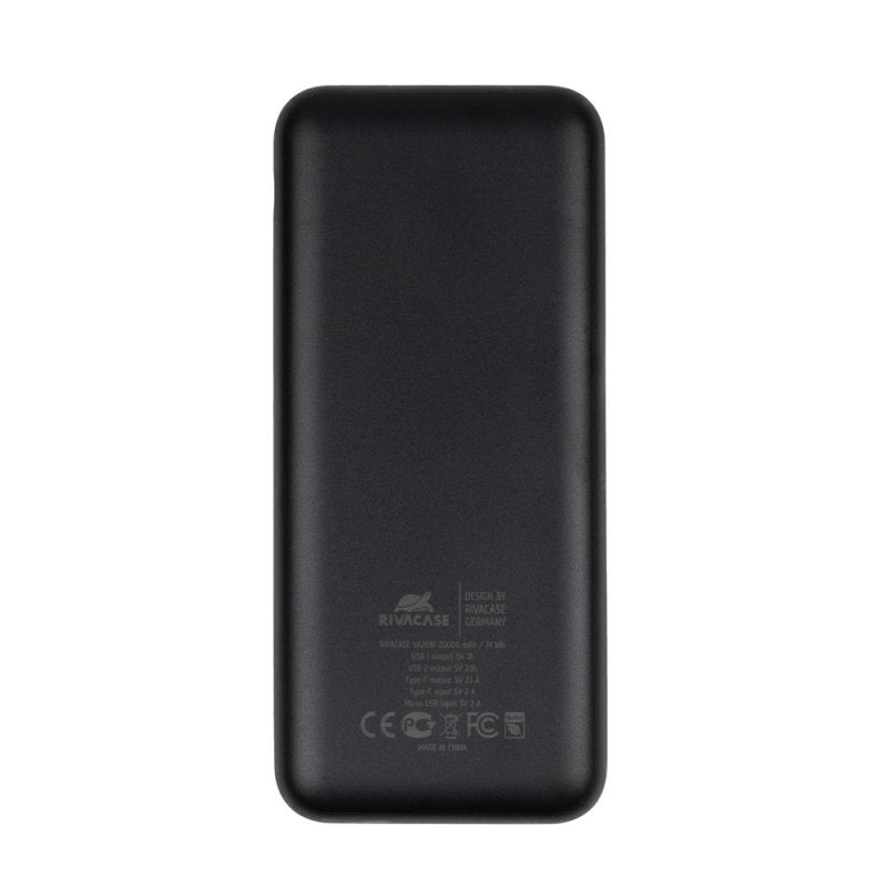 Powerbank rivacase va2081 20000mah negro