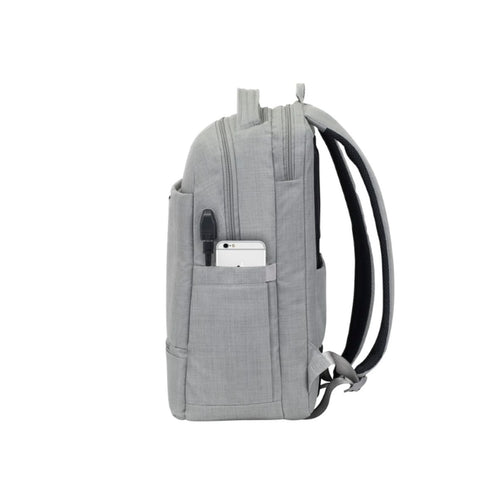 Mochila rivacase 8363 biscayne para portatil 15.6pulgadas gris