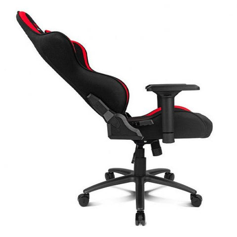 Silla gaming drift dr110br tejido negro - rojo