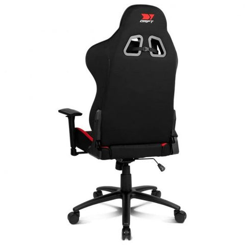 Silla gaming drift dr110br tejido negro - rojo