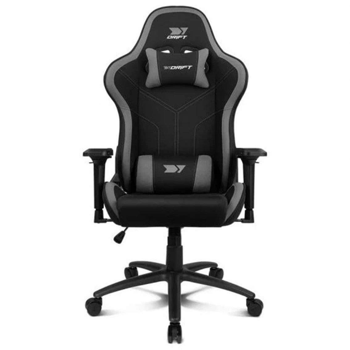 Silla gaming drift dr110 tejido negro - gris