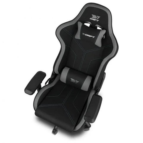 Silla gaming drift dr110 tejido negro - gris