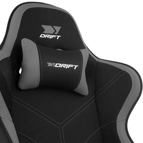 Silla gaming drift dr110 tejido negro - gris