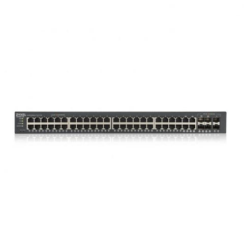 Switch 50 puertos zyxel gs1920 - 48v2 - eu0101f gestionable 44 puertos gigabit ethernet + 4 puertos sfp combo + 2 puertos sfp