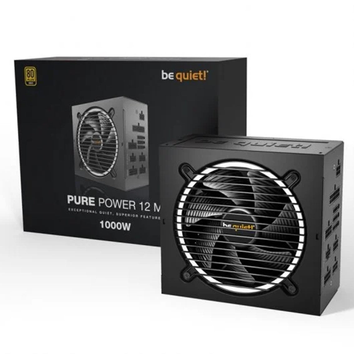 Fuente de alimentacion be quiet pure power 12 m gaming atx 1000w