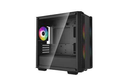 Caja ordenador gaming deepcool cc360 negro m - atx 1 x usb 3.0 1 x usb 2.0 3 x 120mm