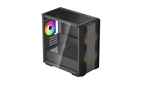 Caja ordenador gaming deepcool cc360 negro m - atx 1 x usb 3.0 1 x usb 2.0 3 x 120mm