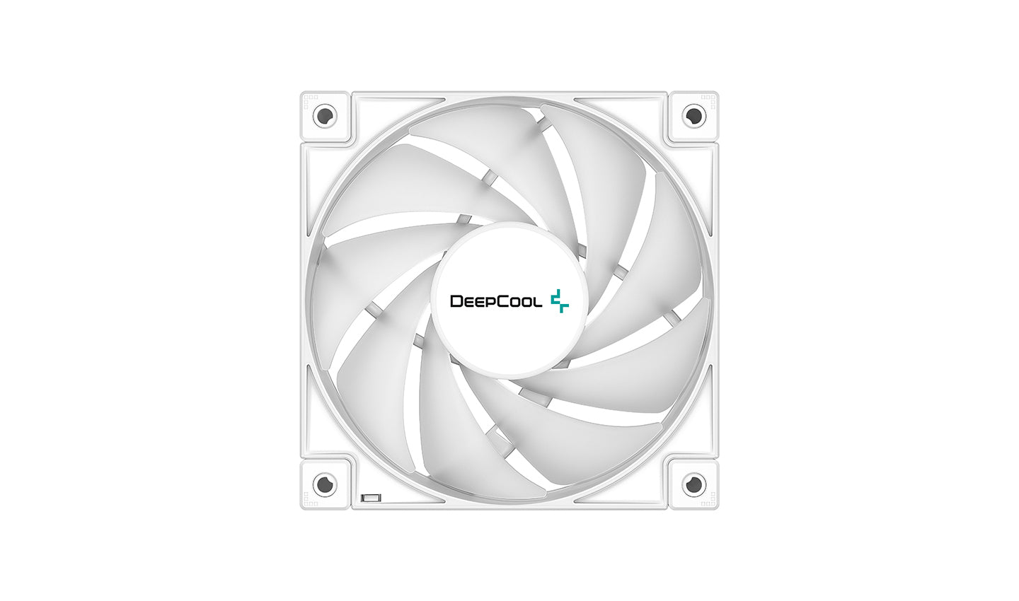 Ventilador 120 x 120 deepcool fc120 argb pack 3uds white 1800rpm -  pwm 4pin -  argb