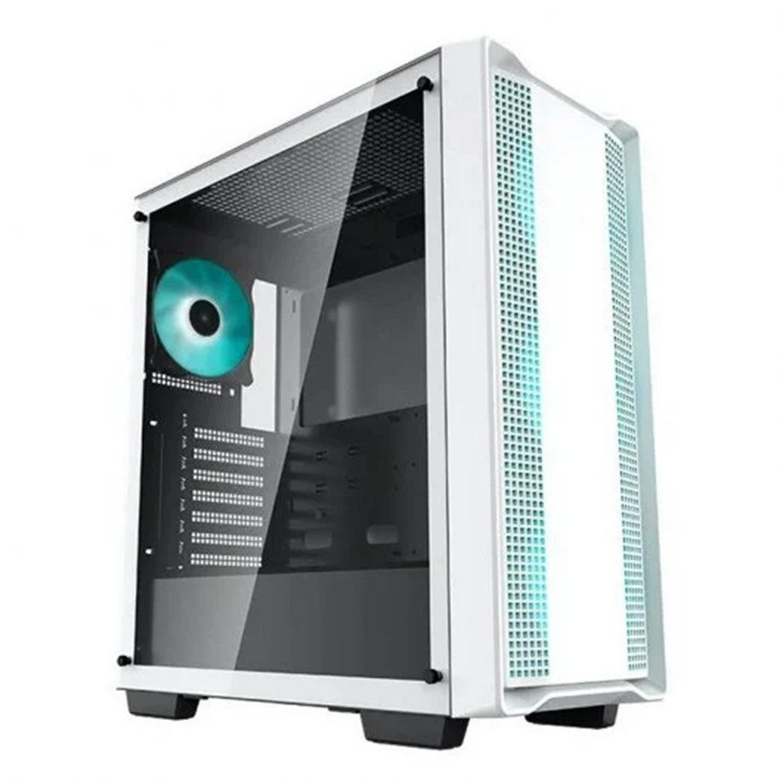 Caja ordenador gaming deepcool cc560 blanco atx 2 x usb 3.0 1 x usb 2.0 4 x 120mm