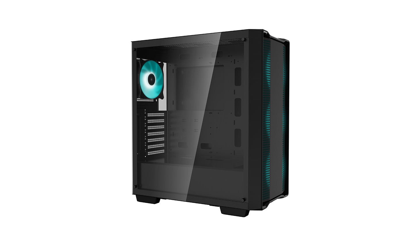 Caja ordenador gaming deepcool cc560 negro atx 2 x usb 3.0 1 x usb 2.0 4 x 120mm