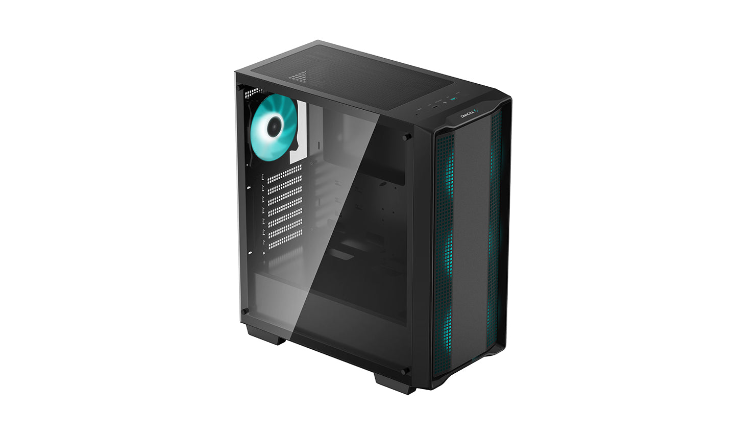 Caja ordenador gaming deepcool cc560 negro atx 2 x usb 3.0 1 x usb 2.0 4 x 120mm