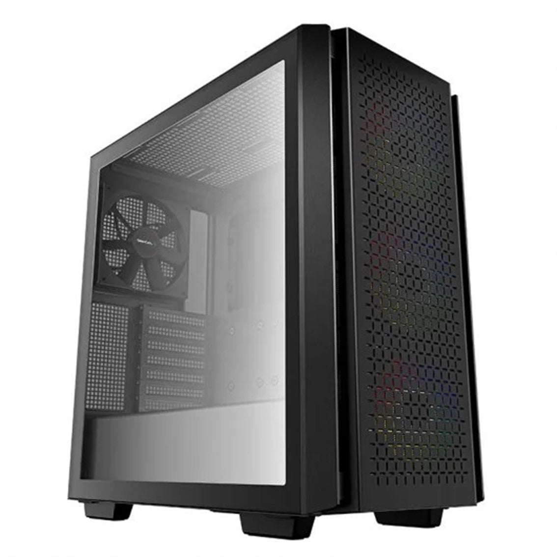 Caja ordenador gaming deepcool cg560 argb negro e - atx 2 x usb 3.2 4 x 120mm