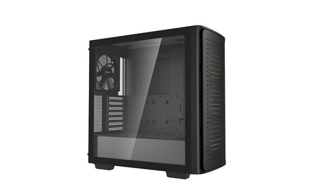 Caja ordenador gaming deepcool ck560 argb negro e - atx 2 x usb 3.0 1 x usb tipo c 3 x 120mm 1 x 140mm