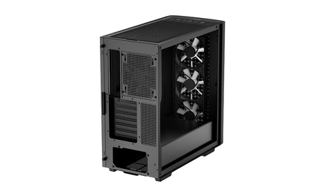 Caja ordenador gaming deepcool ck560 argb negro e - atx 2 x usb 3.0 1 x usb tipo c 3 x 120mm 1 x 140mm