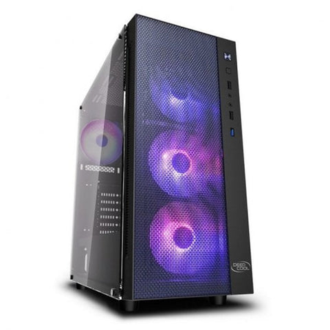 Caja ordenador gaming deepcool matrexx 55 mesh add - rgb 4f negro e - atx 1 x usb 3.0 2 x usb 2.0 4 x 120mm