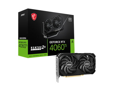 Tarjeta grafica msi rtx 4060ti ventus 2x black 8gb oc