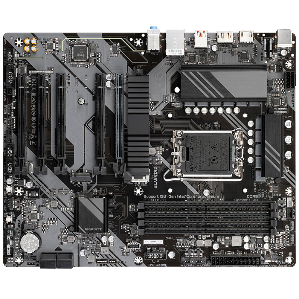 Placa base gigabyte b760 ds3h 1700 atx 4xddr5