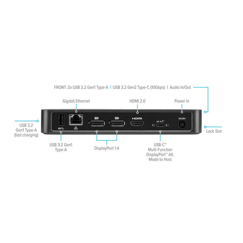 Docking targus usb - c multi - function displayport -  dock430euz