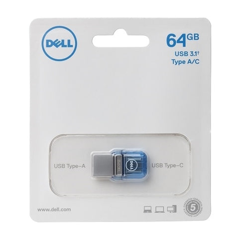 Memoria usb tipo a - usb tipo c dell 64gb