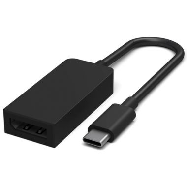 Adaptador usb tipo c a display port microsoft surface 16cm -  macho - hembra -  negro