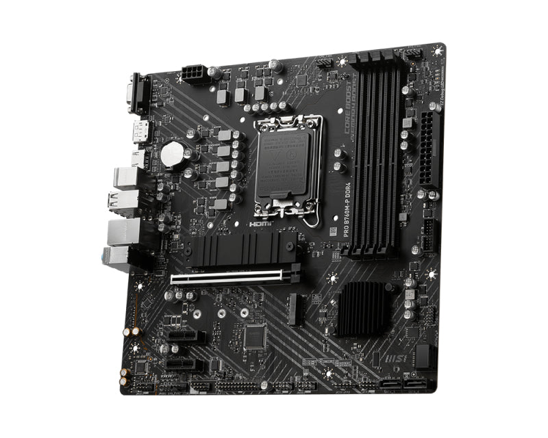 Placa base msi 1700 pro b760m - p m - atx -  4x ddr5 -  4x sata3 -  2x usb 3.2 -  1x usb tipo -  4x usb 2.0 911 - 7e02 - 009