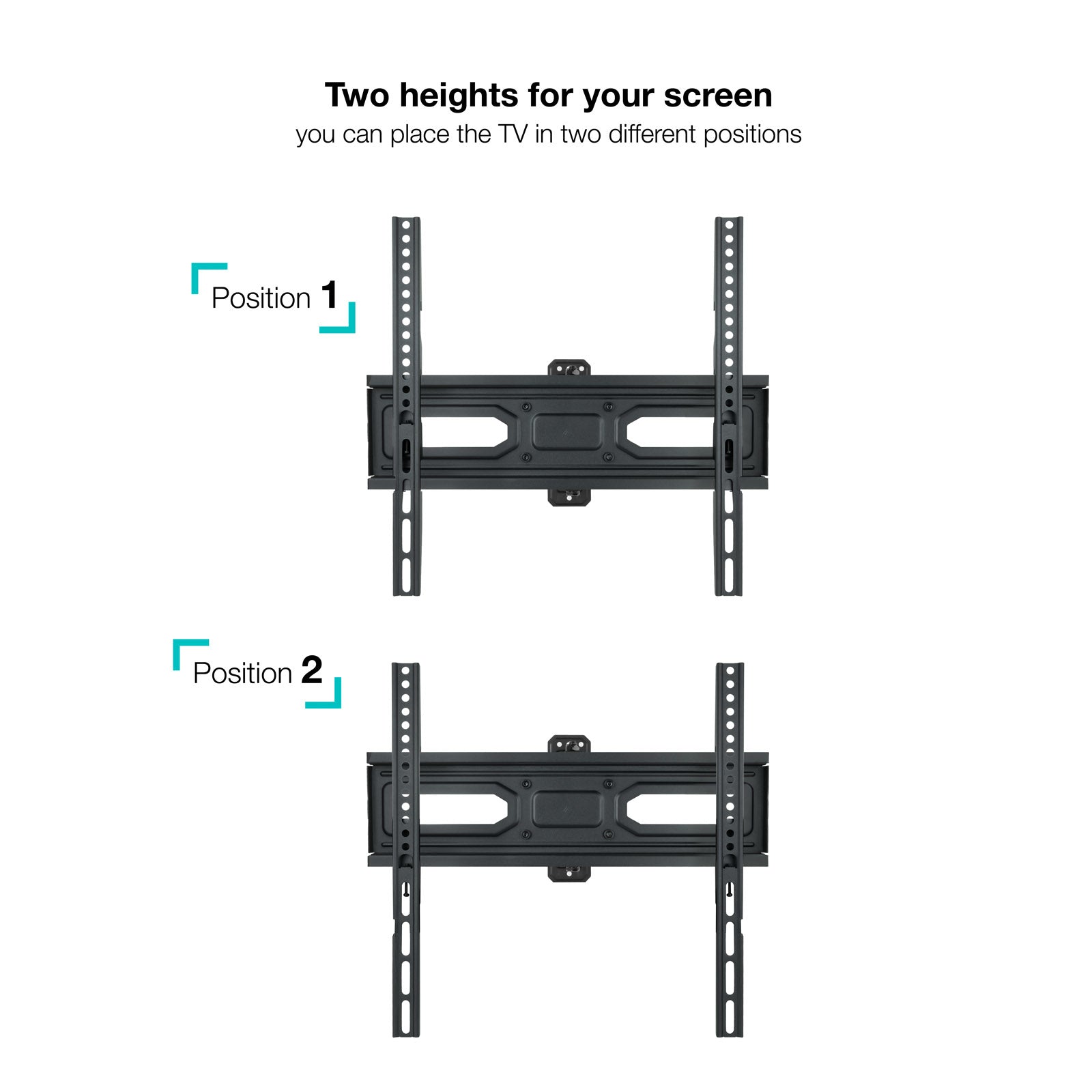 Soporte de pared tooq para pantallas 32pulgadas -  55pulgadas