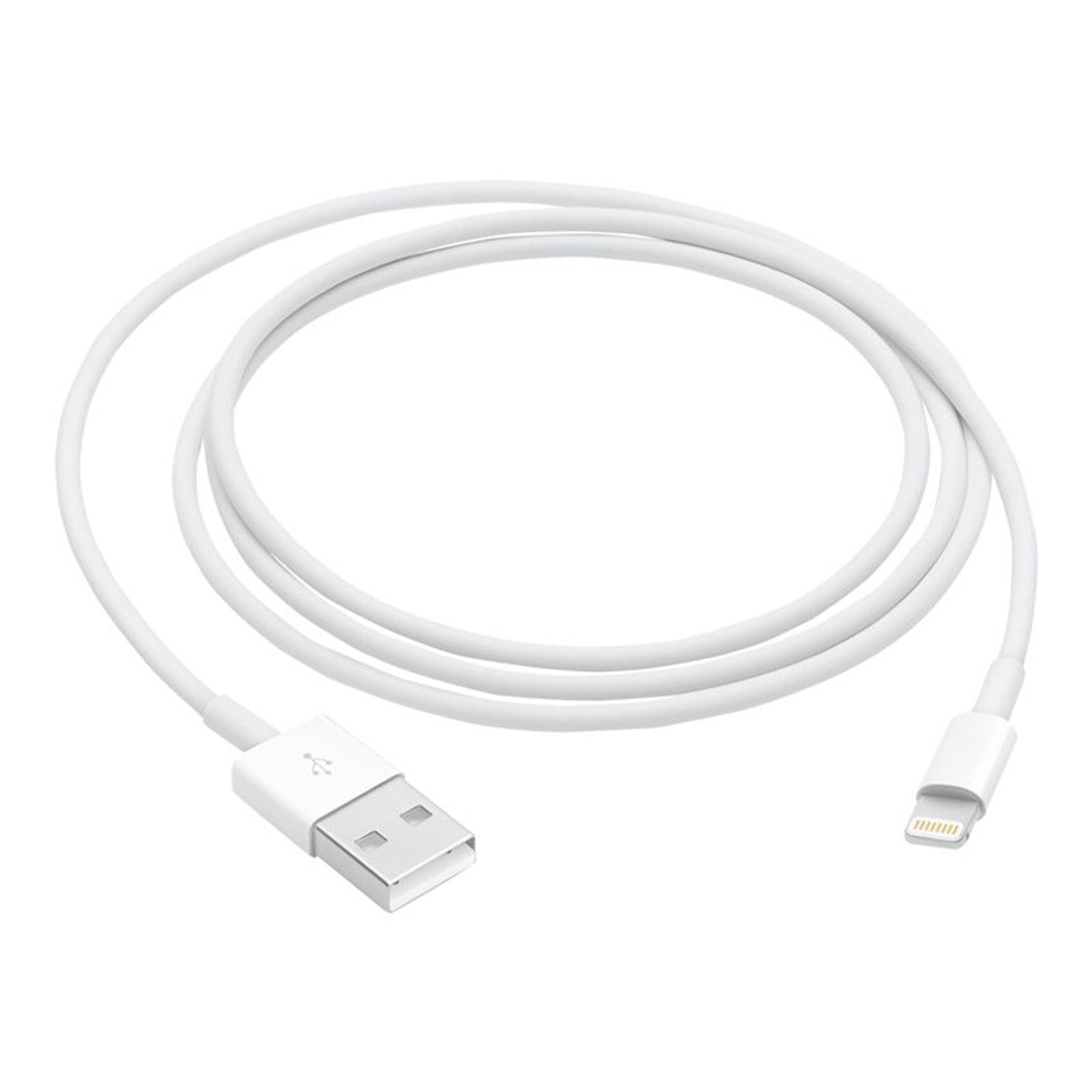 Cable original apple iphone usb tipo a a lightning 1m -  macho - macho -  blanco