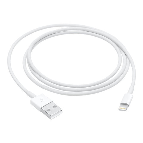 Cable original apple iphone usb tipo a a lightning 1m -  macho - macho -  blanco