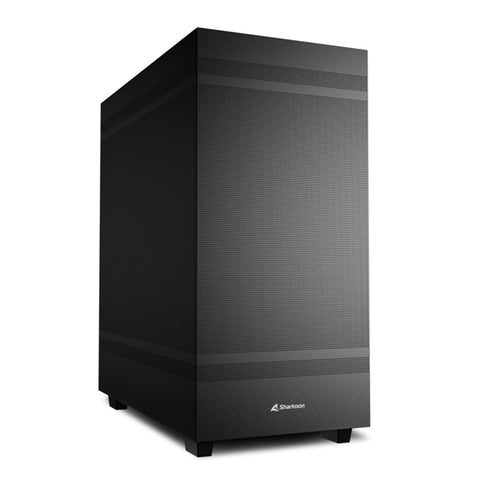 Caja ordenador gaming sharkoon rebel c50 atx 2 x usb 3.2 1 x usb tipo c sin fuente negro