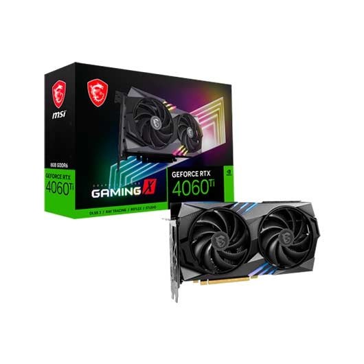 Tarjeta grafica msi rtx 4060ti gaming x 8gb gddr6x