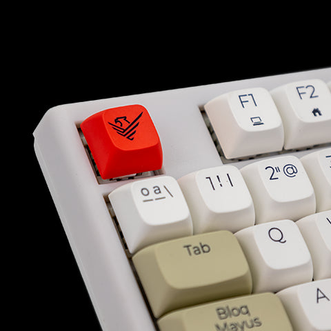 Teclado gaming royal pbt mecanico blanco