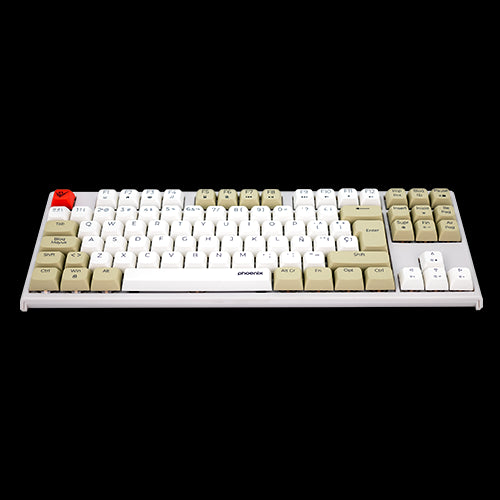 Teclado gaming royal pbt mecanico blanco