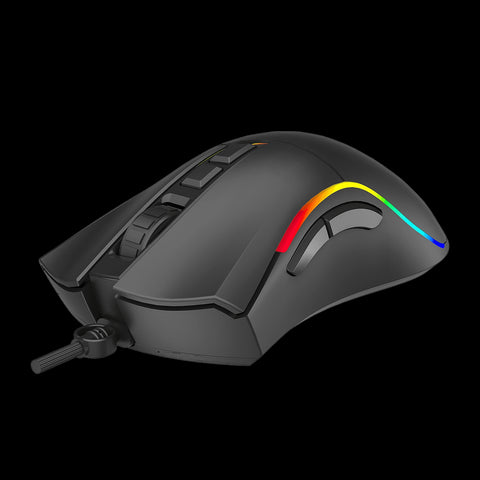 Ratón gaming phoenix void 12000 dpi de alto rendimiento negro rgb usb