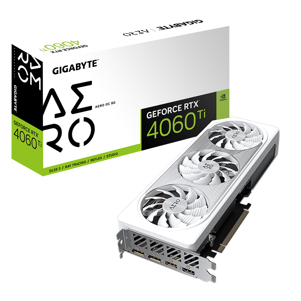 Tarjeta grafica gigabyte rtx 4060 ti aero oc  8gb