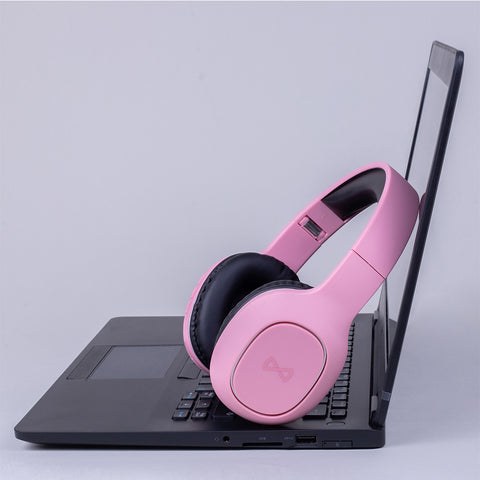 Auriculares inalambricos forever bth - 505 color rosa