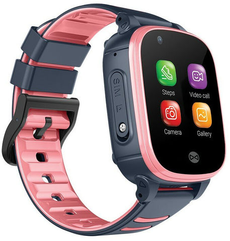 Reloj smartwatch forever look me kw - 500 4g color rosa negro