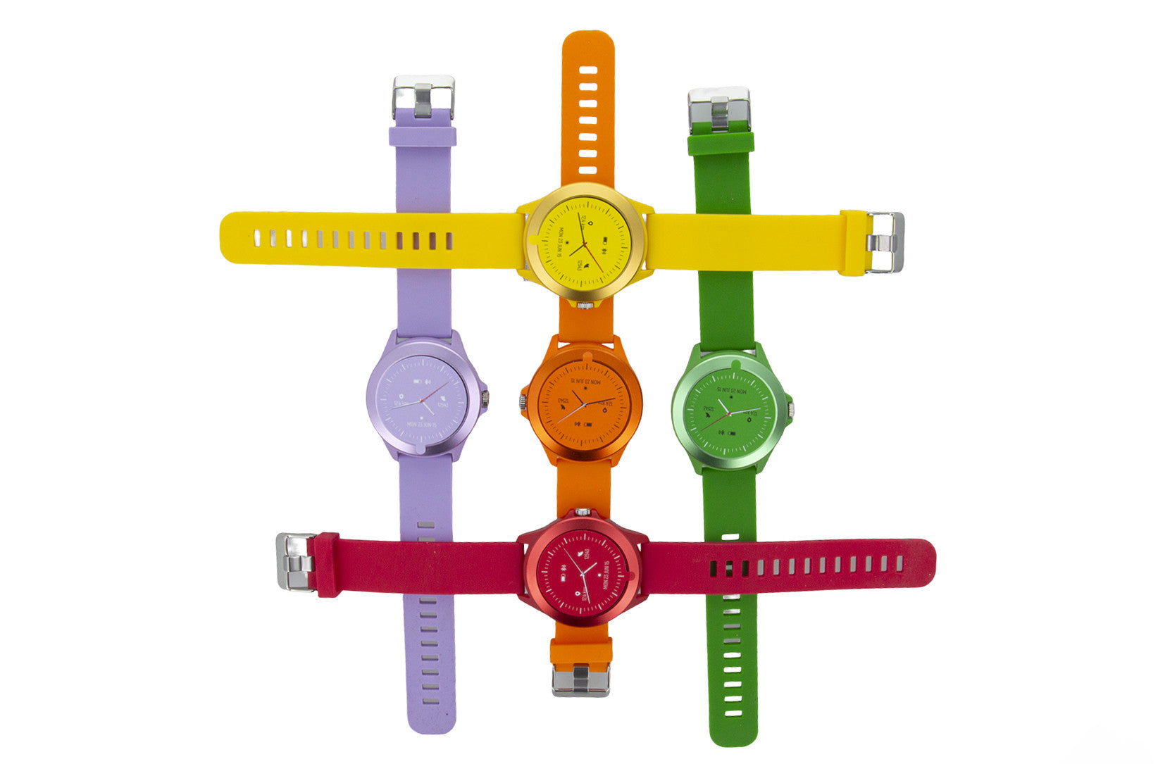 Reloj smartwatch forever colorum cw - 300 color magenta