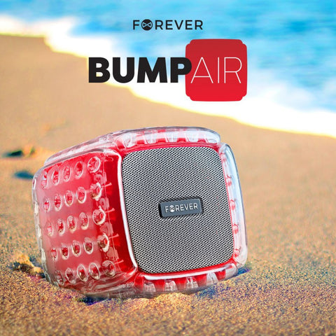 Altavoz bluetooth forever bumpair bs - 700 red color rojo