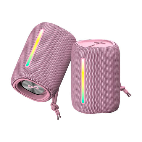 Altavoz bluetooth forever bs - 10 led pink color rosa