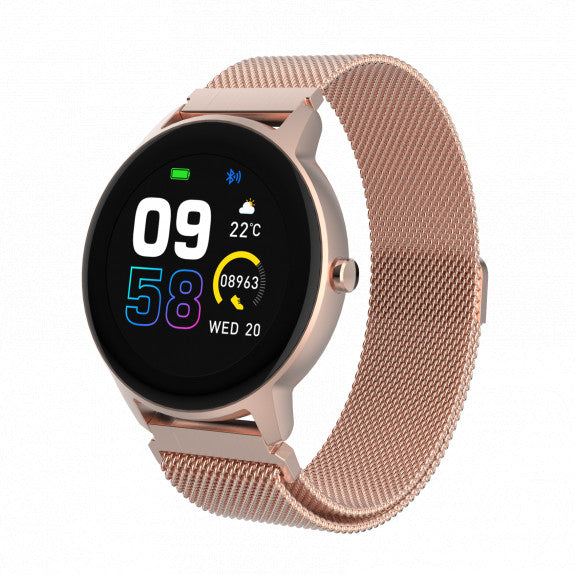 Reloj smartwatch forever forvive 2 slim sb - 325 rose gold color oro rosa