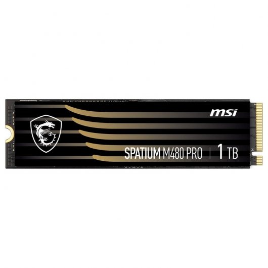 Disco duro interno solido ssd msi spatium m480 pro 1tb m.2 nvme pcie4