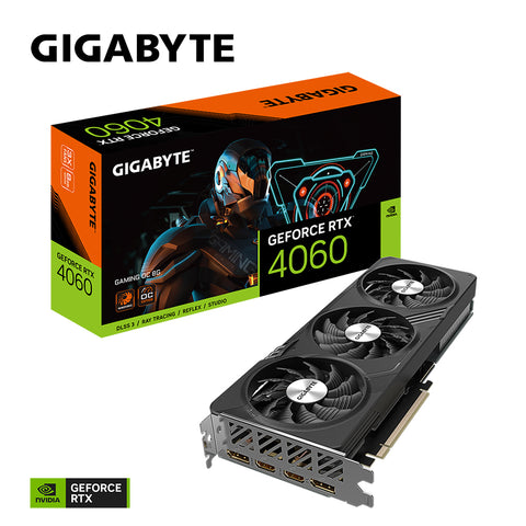 Tarjeta grafica gigabyte rtx 4060 gaming oc 8gb gddr6 - 2 x dp - 2 x hdmi - pci express 4.0