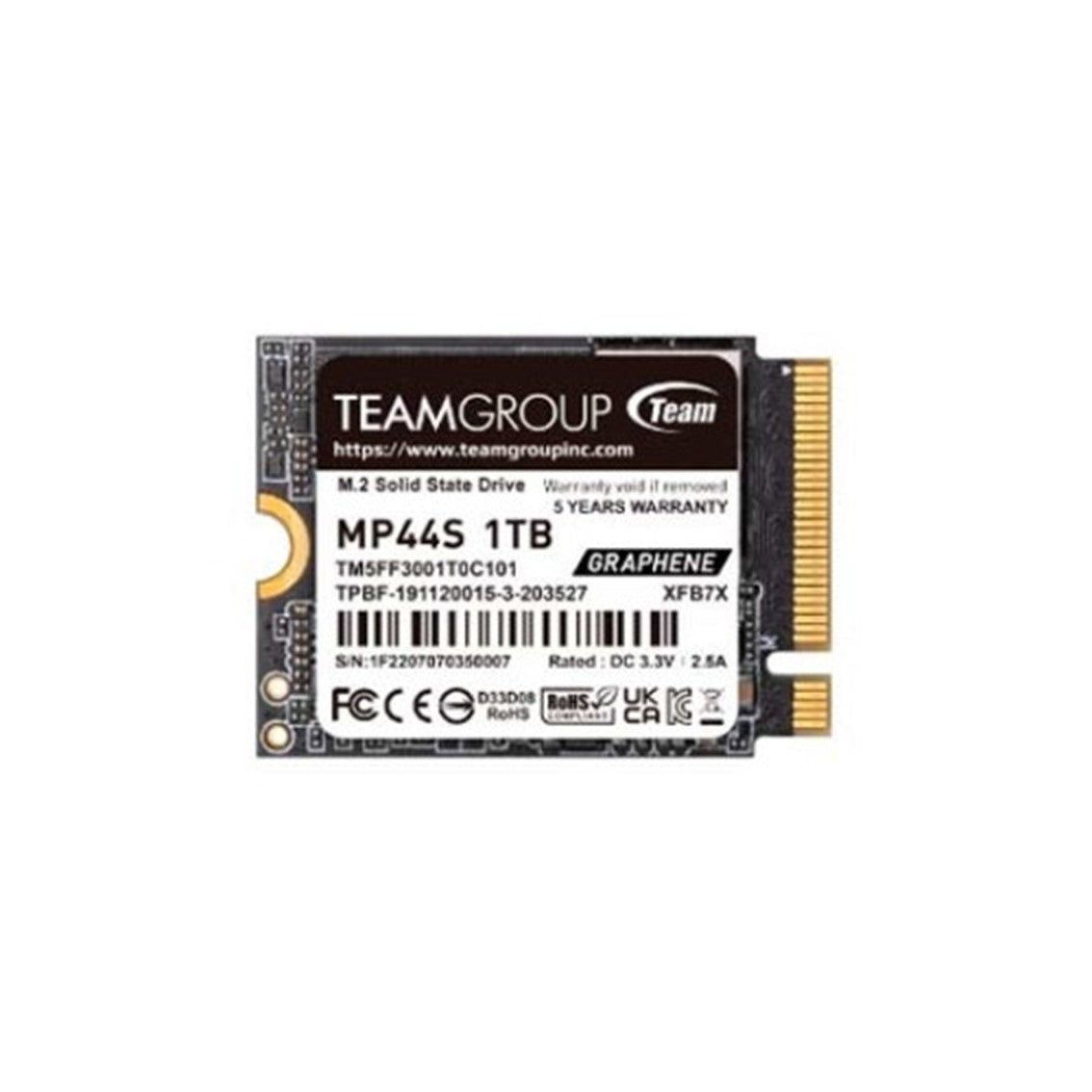 Disco duro m.2 ssd 1tb teamgroup pcie4 gen4x4 lectura: 5000mbs -  escrutira: 3500mbs -  steamdeck -  rog