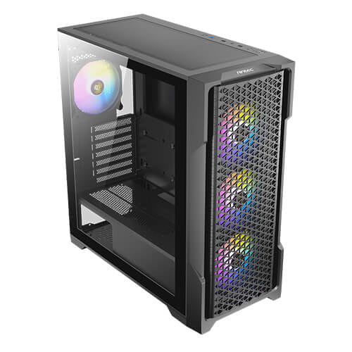 Caja ordenador gaming antec ax90 elite atx 1 x usb 3.2 2 x usb 2.0 sin fuente negro argb